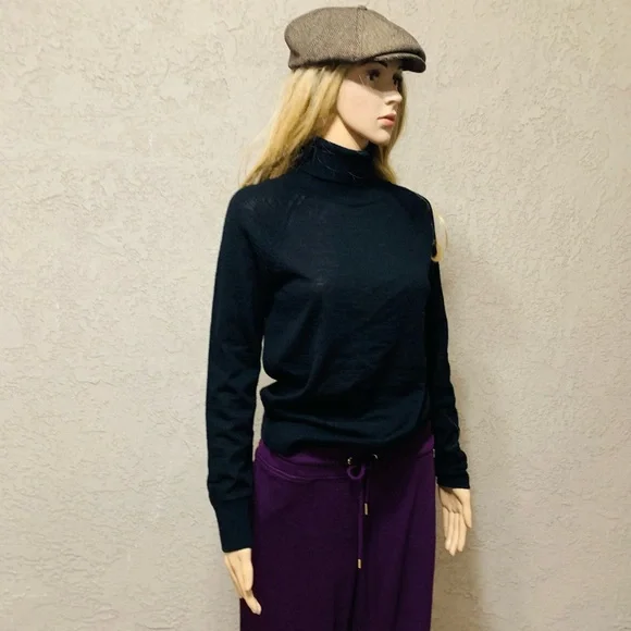 NWT Classic Merino Wool Turtleneck Sweater / 100% MERINO WOOL - Picture 2 of 16